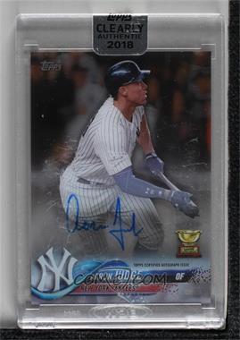 2018 Topps Clearly Authentic Autographs - [Base] #CAA-AJ - Aaron Judge [Uncirculated]