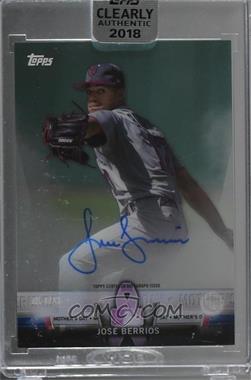 2018 Topps Clearly Authentic Autographs - Salute Autographs #CASA-JBE - Mother's Day - Jose Berrios [Uncirculated]