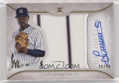 2018 Topps Definitive Collection - Autograph Relic Collection #ARC-LS - Luis Severino /30