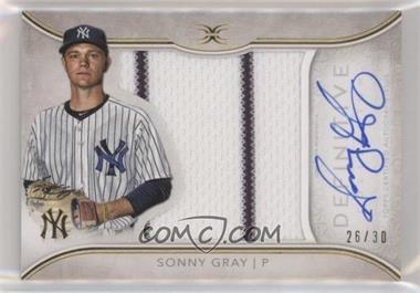 2018 Topps Definitive Collection - Autograph Relic Collection #ARC-SG - Sonny Gray /30