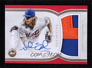 2018 Topps Definitive Collection - Definitive Autograph Relic Collection - Red #DCAR-NS - Noah Syndergaard /1