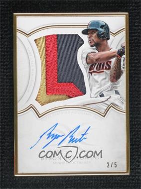 2018 Topps Definitive Collection - Framed Autographed Patch Collection #DFAP-BB - Byron Buxton /5