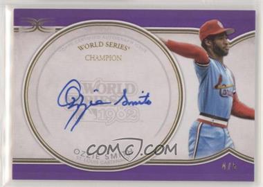 2018 Topps Definitive Collection - Legendary Autograph Collection - Purple #DCLA-OS - Ozzie Smith /5