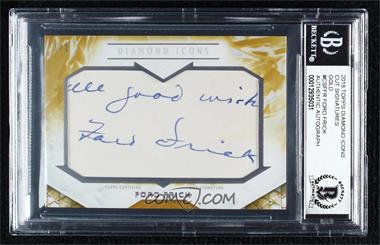2018 Topps Diamond Icons - Cut Signatures - Gold #CS-FFR - Ford Frick /1 [BGS Authentic]