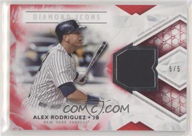 2018 Topps Diamond Icons - Single Player Relics - Red #SPR-AR - Alex Rodriguez /5