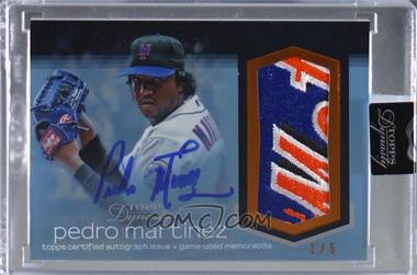 2018 Topps Dynasty - Autograph Patches - Blue #AP-PM8 - Pedro Martinez /5 [Uncirculated]