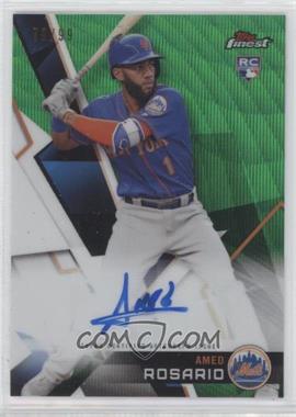 2018 Topps Finest - Autographs - Green Wave Refractor #FA-AR - Amed Rosario /99