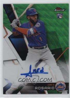 2018 Topps Finest - Autographs - Green Wave Refractor #FA-AR - Amed Rosario /99