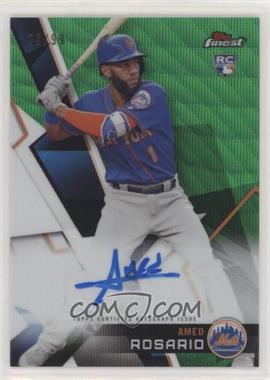 2018 Topps Finest - Autographs - Green Wave Refractor #FA-AR - Amed Rosario /99