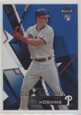 2018 Topps Finest - [Base] - Blue Refractor #75 - Rhys Hoskins /150