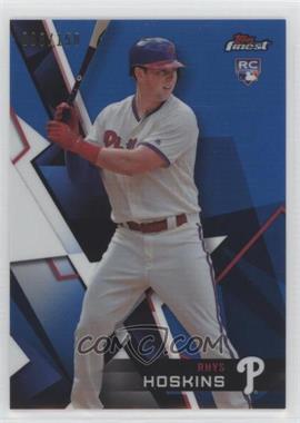 2018 Topps Finest - [Base] - Blue Refractor #75 - Rhys Hoskins /150