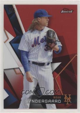 2018 Topps Finest - [Base] - Red Refractor #58 - Noah Syndergaard /5