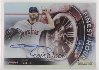 2018 Topps Finest - Finest Hour Autographs #FHA-CS - Chris Sale