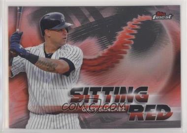 2018 Topps Finest - Sitting Red #SR-GS - Gary Sanchez