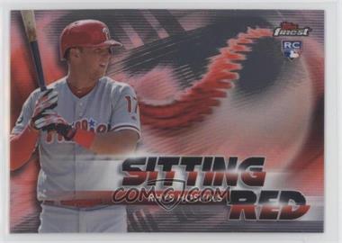 2018 Topps Finest - Sitting Red #SR-RH - Rhys Hoskins