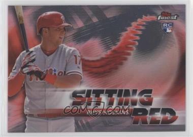 2018 Topps Finest - Sitting Red #SR-RH - Rhys Hoskins