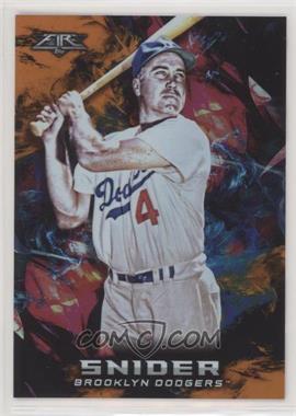 2018 Topps Fire - [Base] - Orange #49 - Duke Snider /299