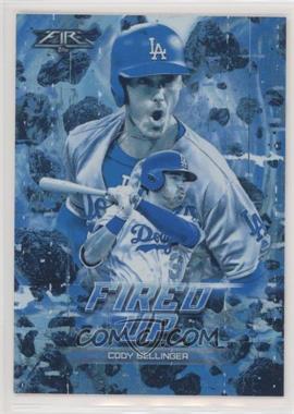 2018 Topps Fire - Fired Up - Blue Chip #F-5 - Cody Bellinger