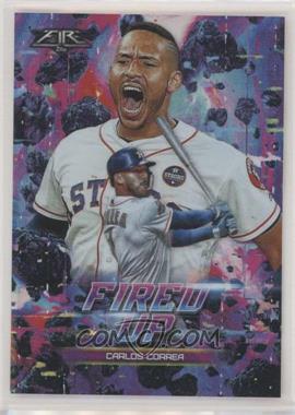 2018 Topps Fire - Fired Up #F-7 - Carlos Correa