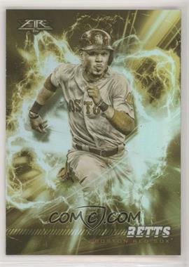 2018 Topps Fire - Speed Demons - Gold Minted #SD-9 - Mookie Betts