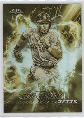 2018 Topps Fire - Speed Demons - Gold Minted #SD-9 - Mookie Betts