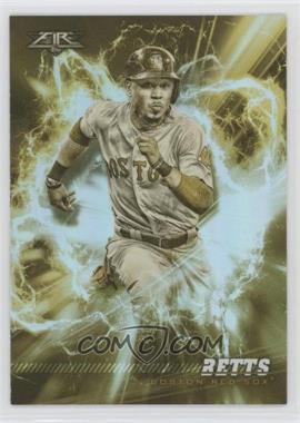 2018 Topps Fire - Speed Demons - Gold Minted #SD-9 - Mookie Betts