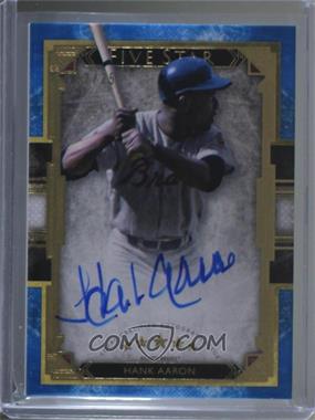 2018 Topps Five Star - [Base] - Blue #FSA-HA - Hank Aaron /25