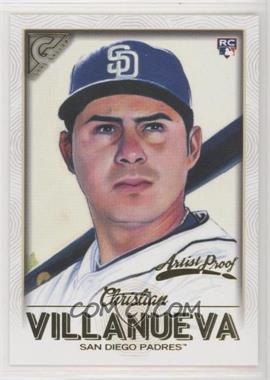 2018 Topps Gallery - [Base] - Artist Proof #64 - Christian Villanueva