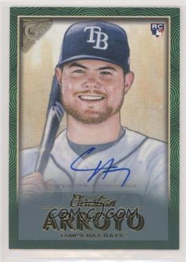 2018 Topps Gallery - [Base] - Green Autographs #54 - Christian Arroyo /99