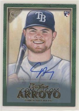 2018 Topps Gallery - [Base] - Green Autographs #54 - Christian Arroyo /99