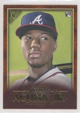 2018 Topps Gallery - [Base] - Orange #140 - Ronald Acuna Jr. /25