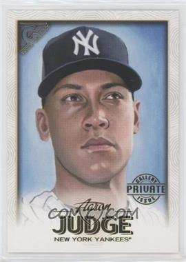 2018 Topps Gallery - [Base] - Private Issue #1 - Aaron Judge /250