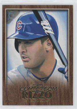 2018 Topps Gallery - [Base] - Wood #45 - Anthony Rizzo