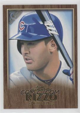 2018 Topps Gallery - [Base] - Wood #45 - Anthony Rizzo