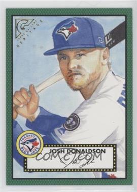 2018 Topps Gallery - Heritage - Green #H-5 - Josh Donaldson /250