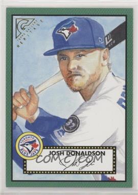 2018 Topps Gallery - Heritage - Green #H-5 - Josh Donaldson /250