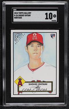 2018 Topps Gallery - Heritage #H-26 - Shohei Ohtani [SGC 10 GEM]