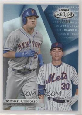 2018 Topps Gold Label - [Base] - Class 2 Blue #66 - Michael Conforto /99