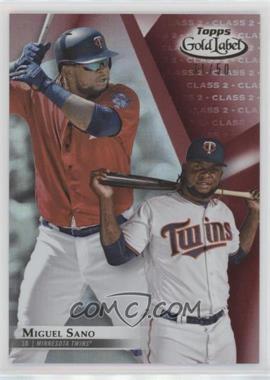 2018 Topps Gold Label - [Base] - Class 2 Red #60 - Miguel Sano /50