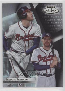 2018 Topps Gold Label - [Base] - Class 3 Black #9 - Freddie Freeman