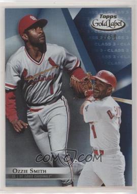 2018 Topps Gold Label - [Base] - Class 3 Blue #90 - Ozzie Smith /50