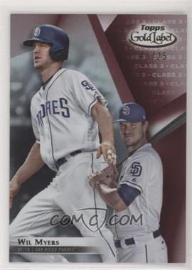 2018 Topps Gold Label - [Base] - Class 3 Red #82 - Wil Myers /25