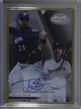 2018 Topps Gold Label - Gold Framed Autographs #FA-ST - Travis Shaw