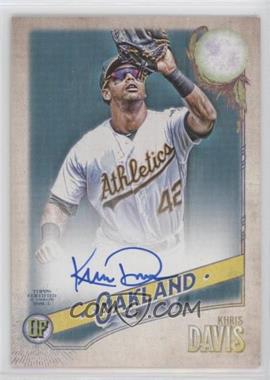 2018 Topps Gypsy Queen - [Base] - Jackie Robinson Day Autographs #208 - Khris Davis /99
