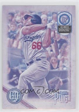 2018 Topps Gypsy Queen - [Base] - Missing Black Plate #156 - Yasiel Puig