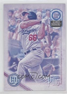 2018 Topps Gypsy Queen - [Base] - Missing Black Plate #156 - Yasiel Puig