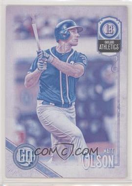 2018 Topps Gypsy Queen - [Base] - Missing Black Plate #187 - Matt Olson