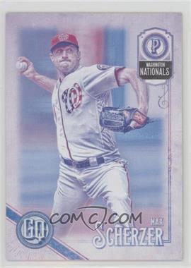 2018 Topps Gypsy Queen - [Base] - Missing Black Plate #250 - Max Scherzer