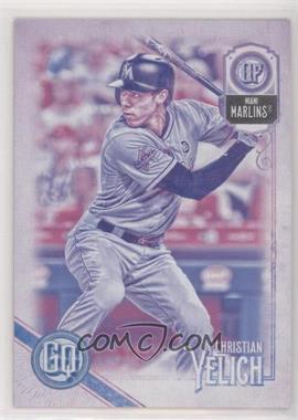 2018 Topps Gypsy Queen - [Base] - Missing Black Plate #68 - Christian Yelich