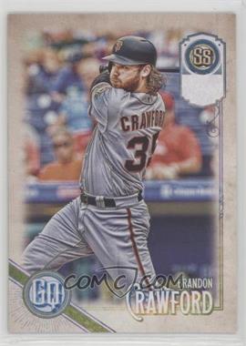 2018 Topps Gypsy Queen - [Base] - Missing Nameplate #105 - Brandon Crawford